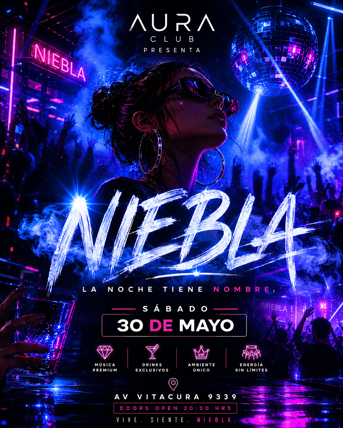 NIEBLA - SABADO 30 DE MAYO - AURA CLUB VITACURA