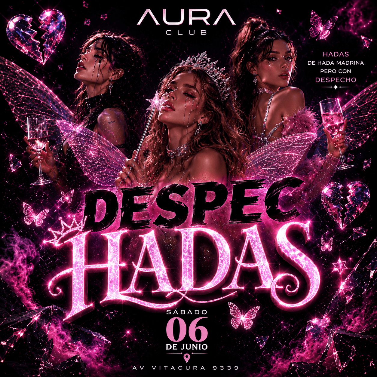 DESPEC HADAS - SABADO 06 DE JUNIO - AURA CLUB VITACURA